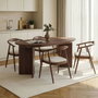 Nordure Sorell Mesa de Comedor Extensible Nogal Milano